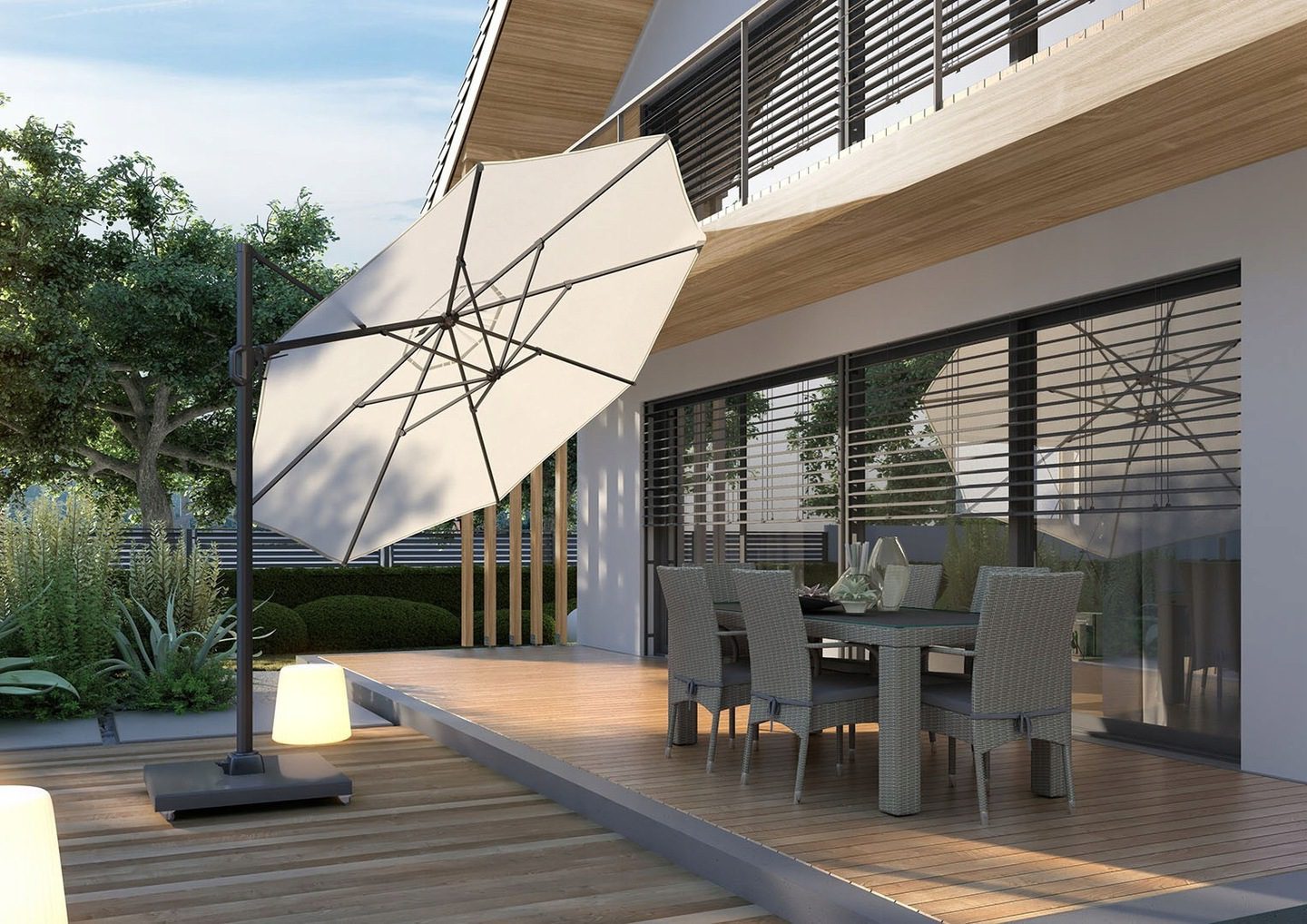 Parasol okrągły Challenger T2 Premium Ø 3,5m  Manhattan