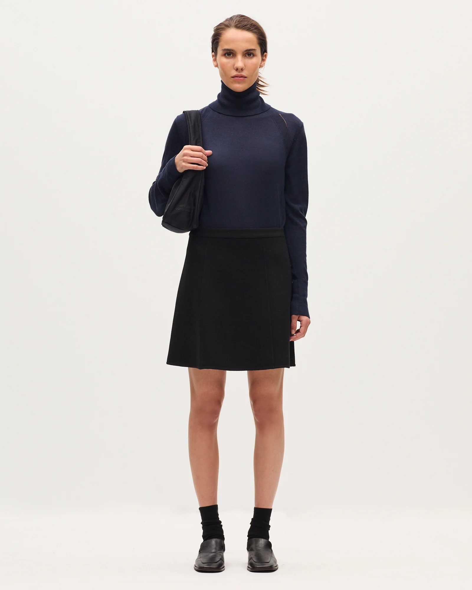 Jupe courte double face