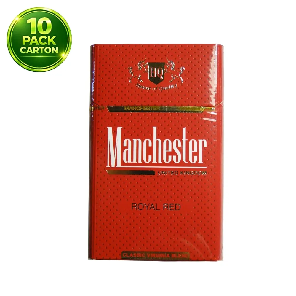 Manchester Royal Red 20s Cigarettes x 10 Packs /1 Carton