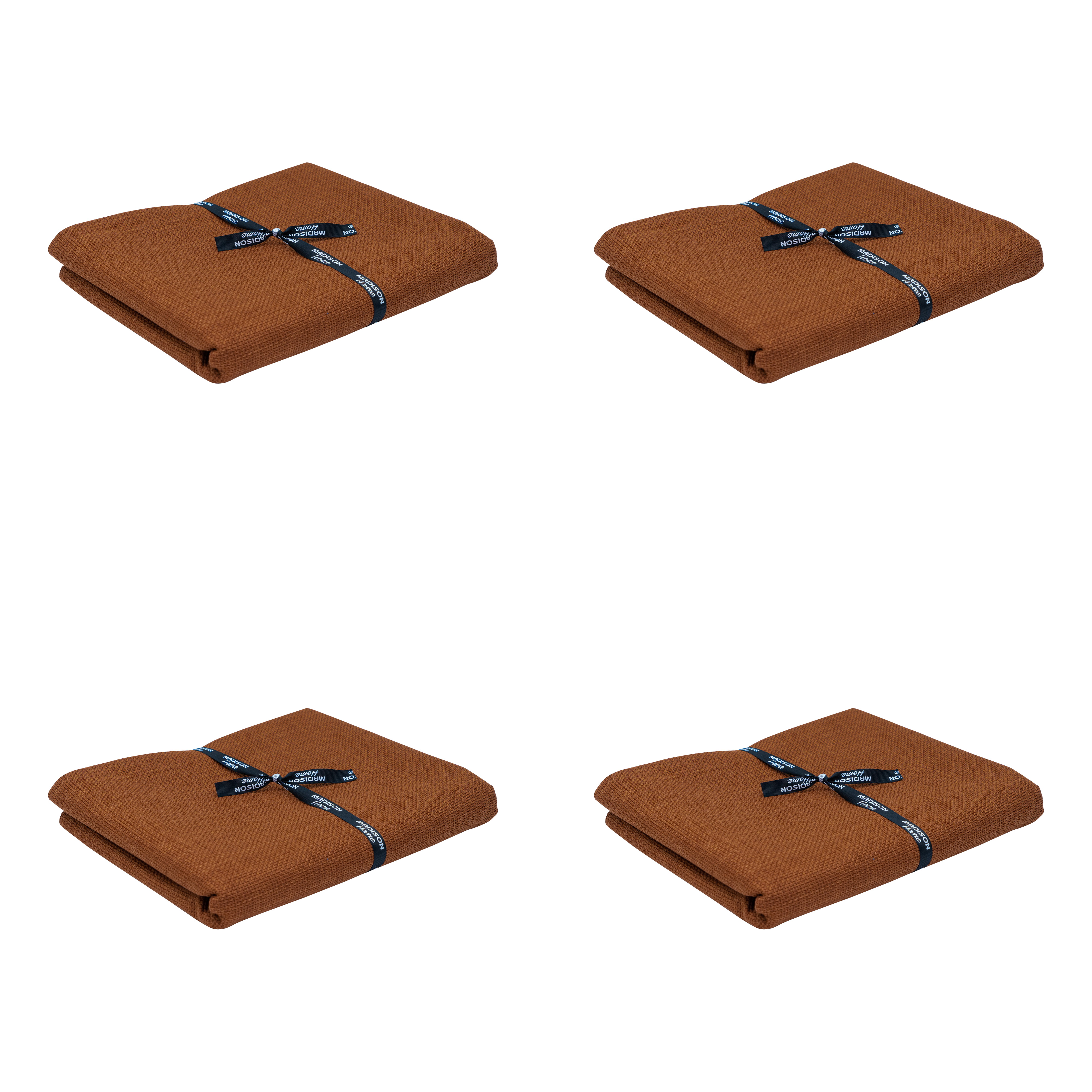 Madison tafelkleed Madison Home - rood - 250x140xcm - set van 4