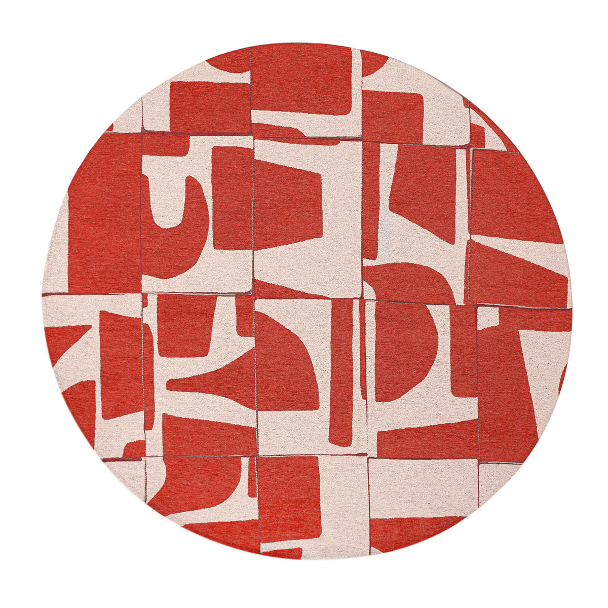 Louis De Poortere vloerkleed Rust - rood - 140x140cm