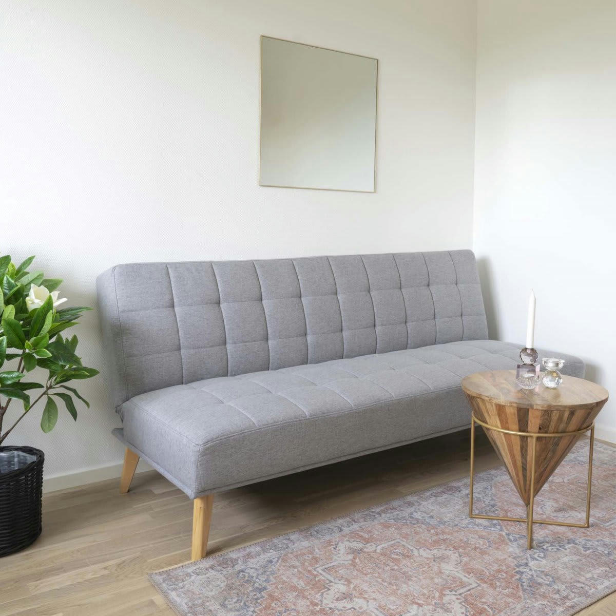 NANA - Canapé convertible style scandinave en tissu