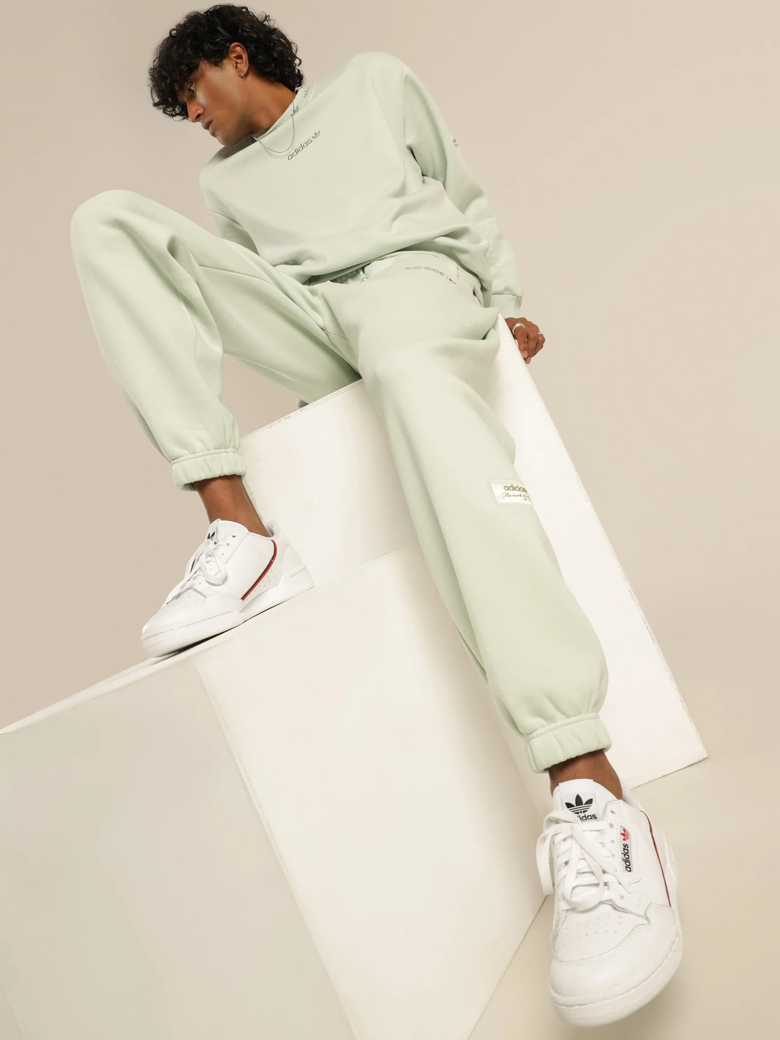 Trefoil Linear Sweat Pants