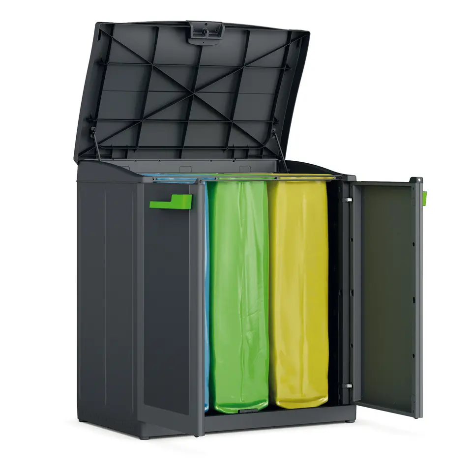 Keter Moby Recycling Kliko - Vuilbakken buiten - 3x110L