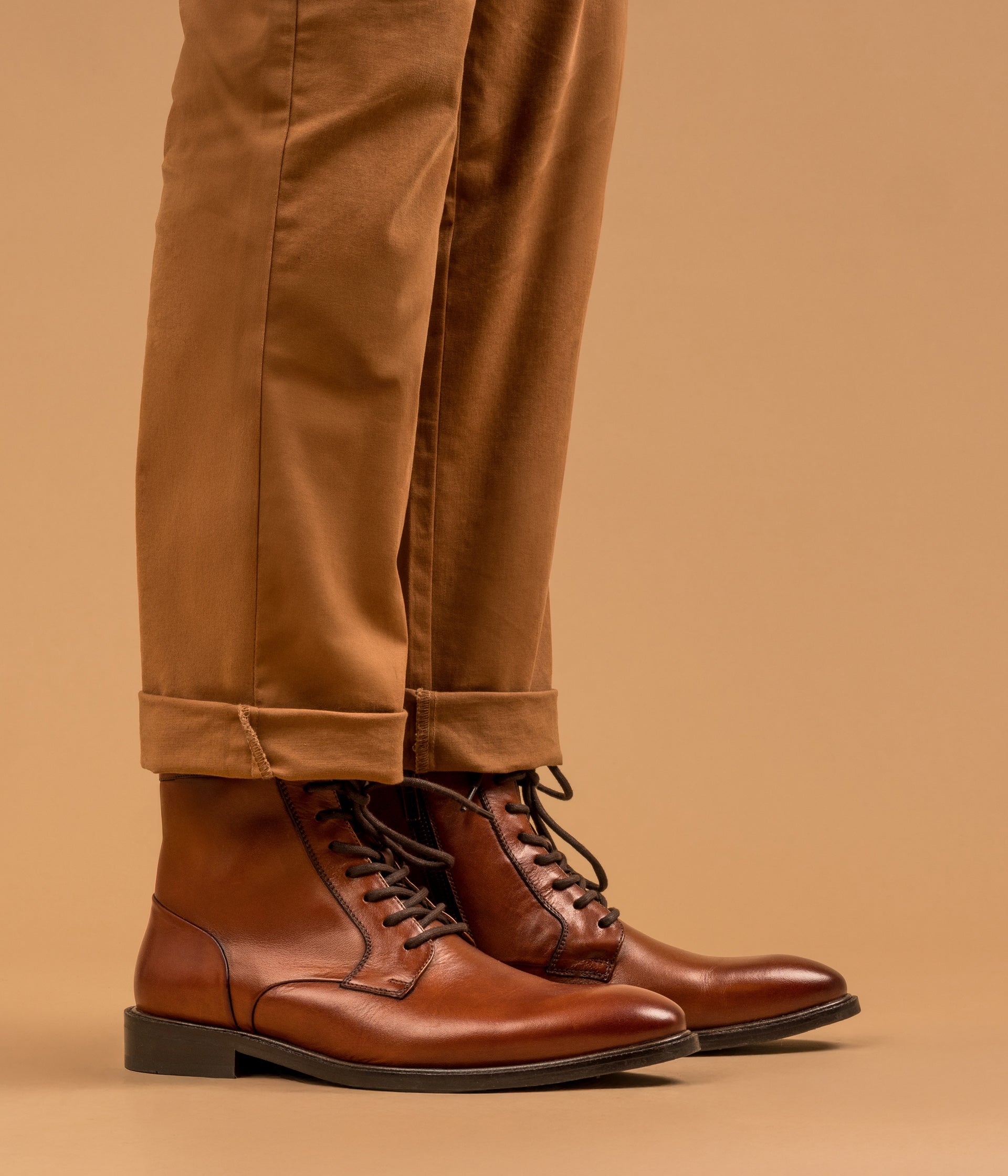 Boots Achille cognac