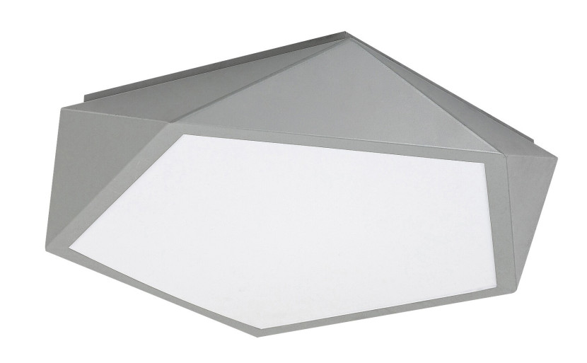 Lampa sufitowa RAFFA popielato-biała LED 1x30W Ciepła biel 1000lm Rabalux