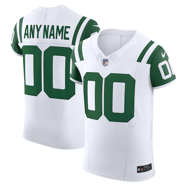 New York Jets Nike Vapor F.U.S.E. Elite Custom Jersey - White
