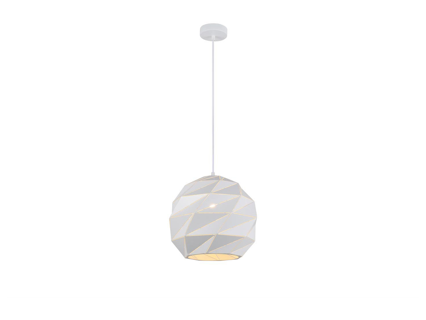 Lampa wisząca Palermo stalowa biała