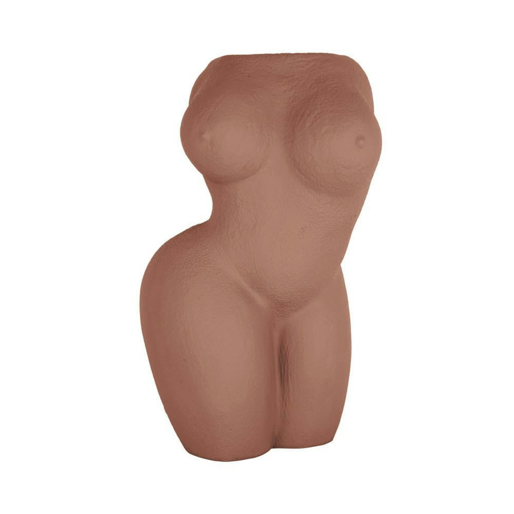 LADY - Vase lady résine terracotta