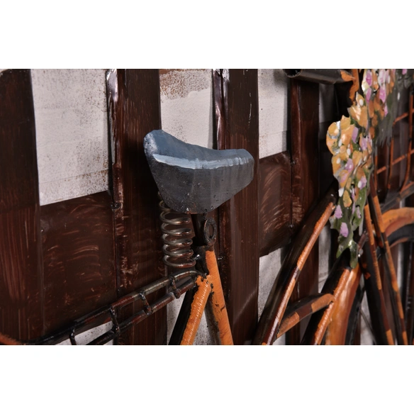 Wandbild, Stahlblech, mehrfarbig