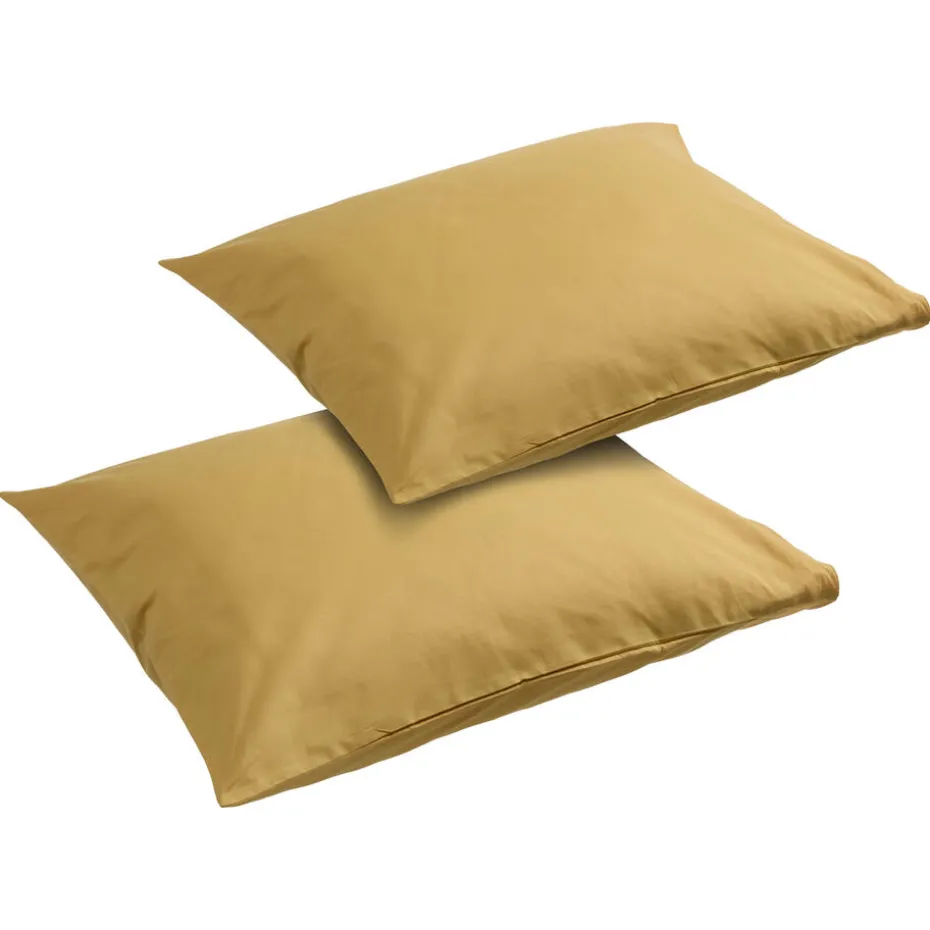 Kwantum Hoeslakens. Moltons & Kussenslopen | Beddengoed | Kussensloop Katoen  – 60x70cm Oker