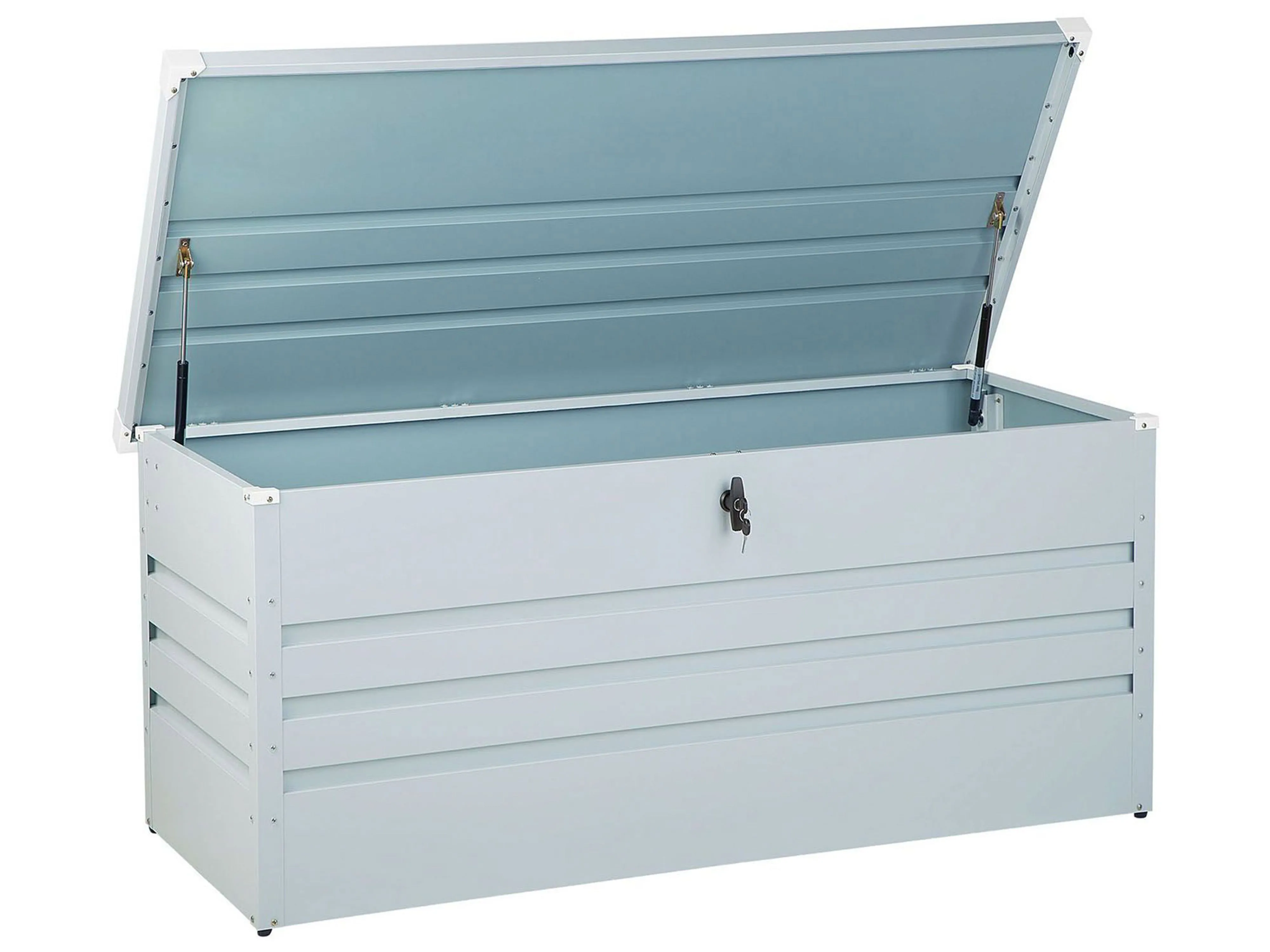 Storage Box CEBROSA 100 cm 62 cm Light Grey