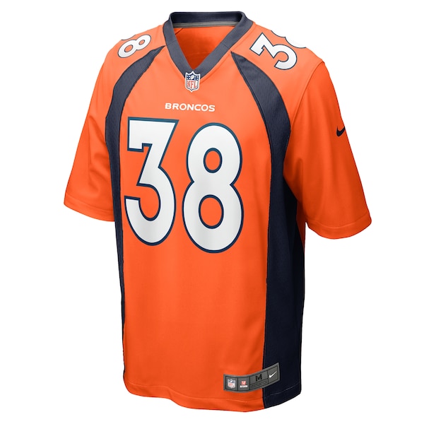 Devon Key Denver Broncos Nike Team Game Jersey -  Orange