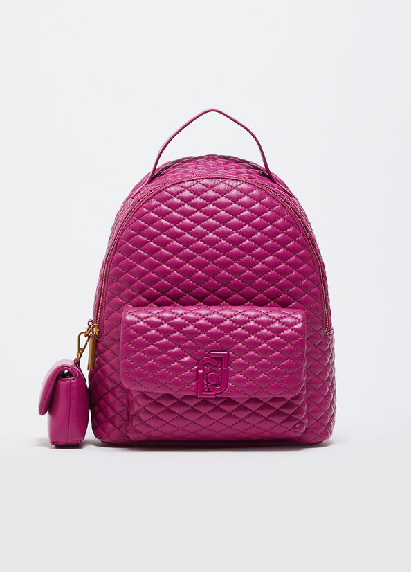 Zaino glossy matelass&eacute;