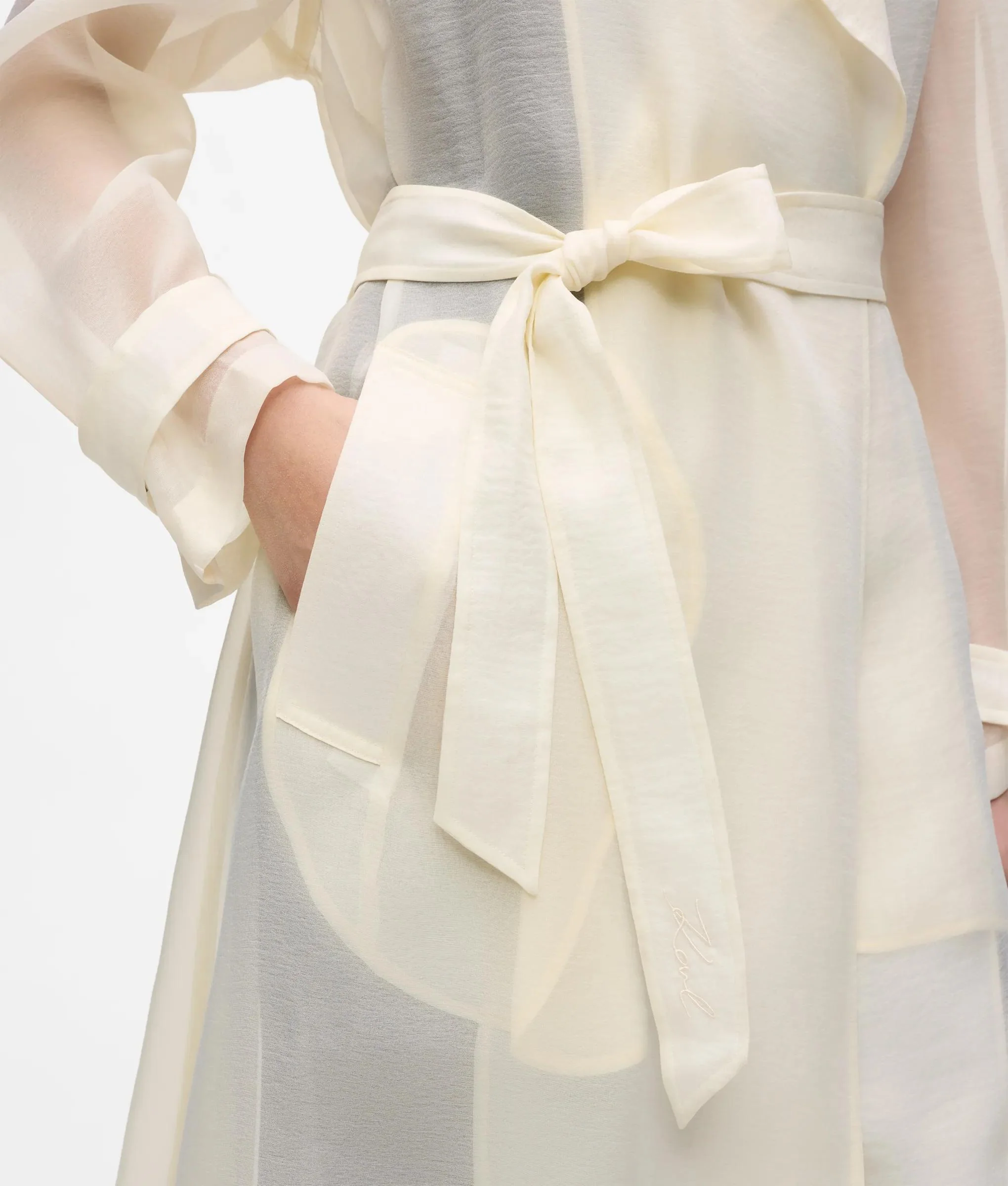 Trench en organza