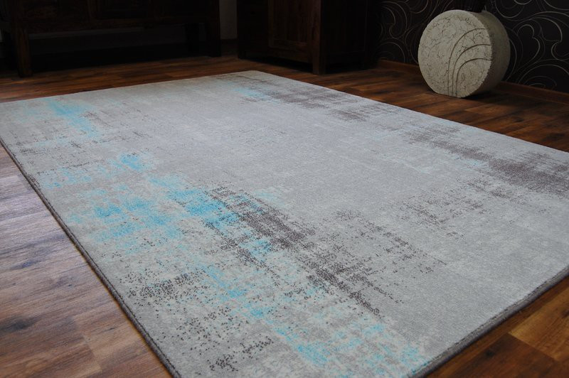 Dywan AKRYL PATARA 0061 Cream/Turquise 80x150 cm