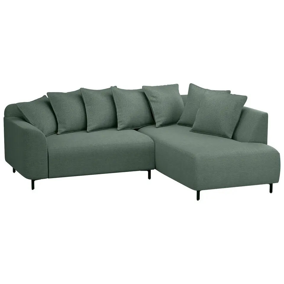 Hoekbank Elsa rechts - stof Eden - saliegroen