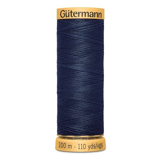 Gutermann Navy Blue Cotton Thread 100m (5422)