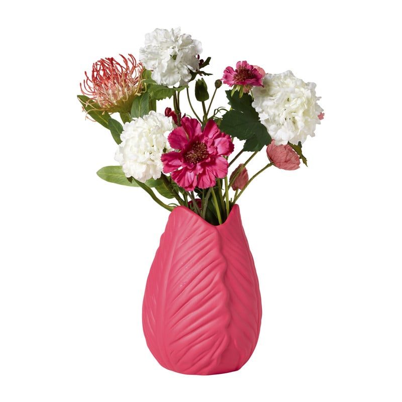 Vaas tulp - roze - &Oslash;14x20 cm