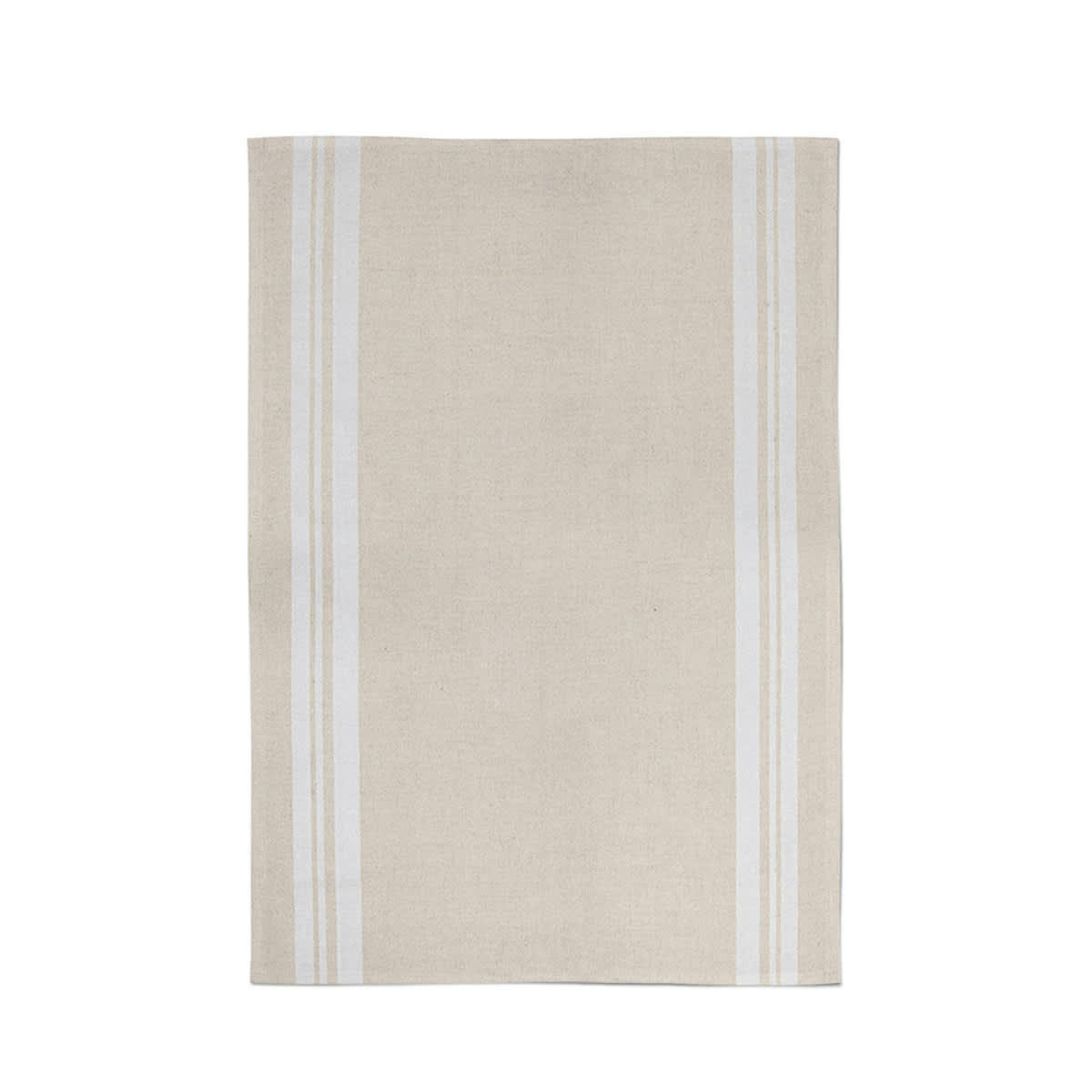 SAINT-JEAN-DE-LUZ - Torchon Coton et Lin Blanc 50x75 cm