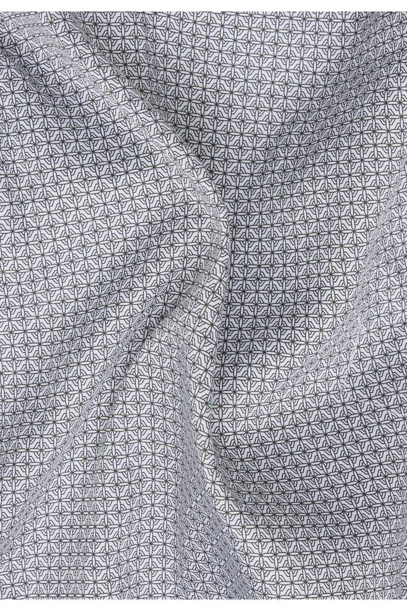 ETERNA Comfort Fit Hemd silber, Bedruckt