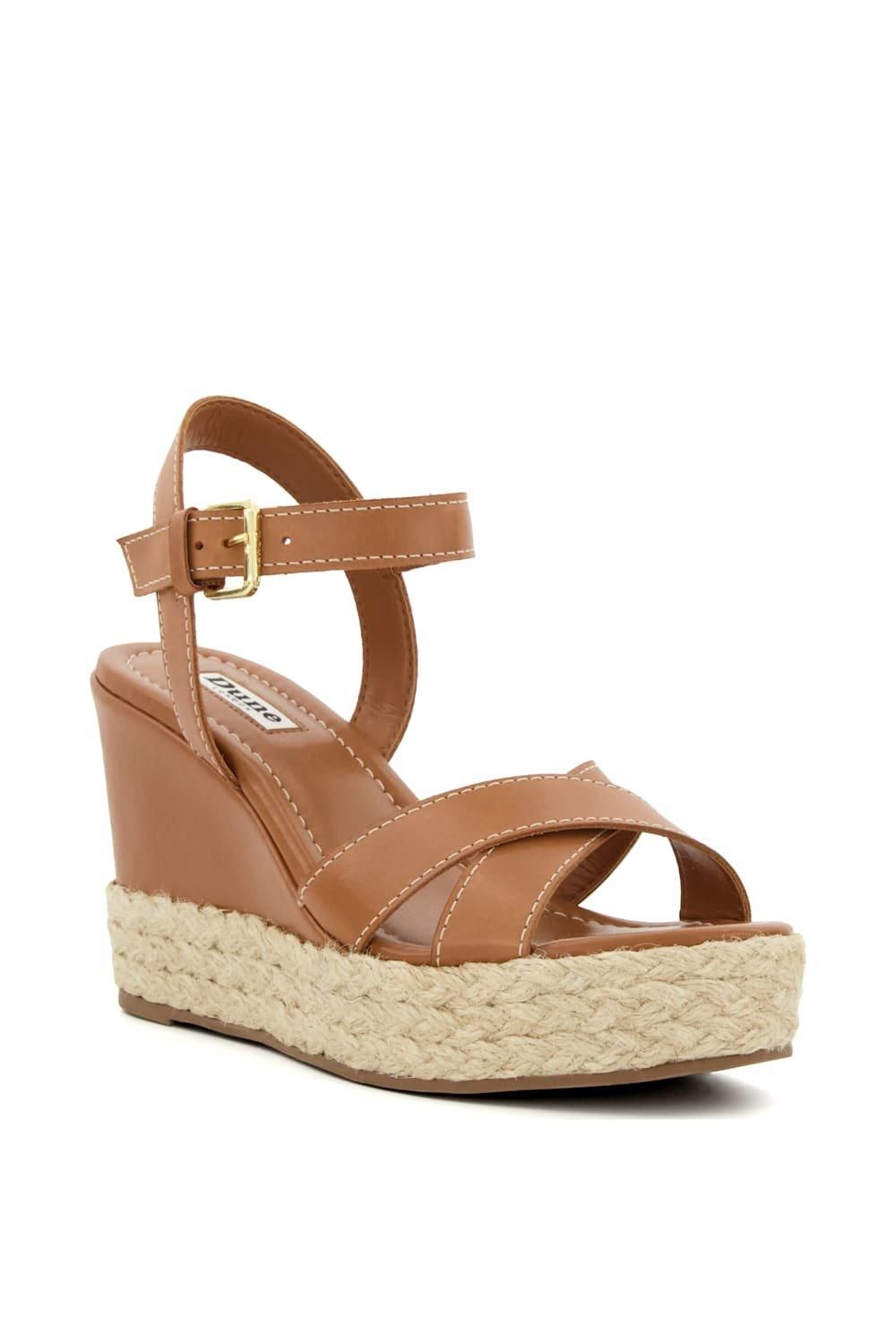 Dune London Kind' Leather Wedges