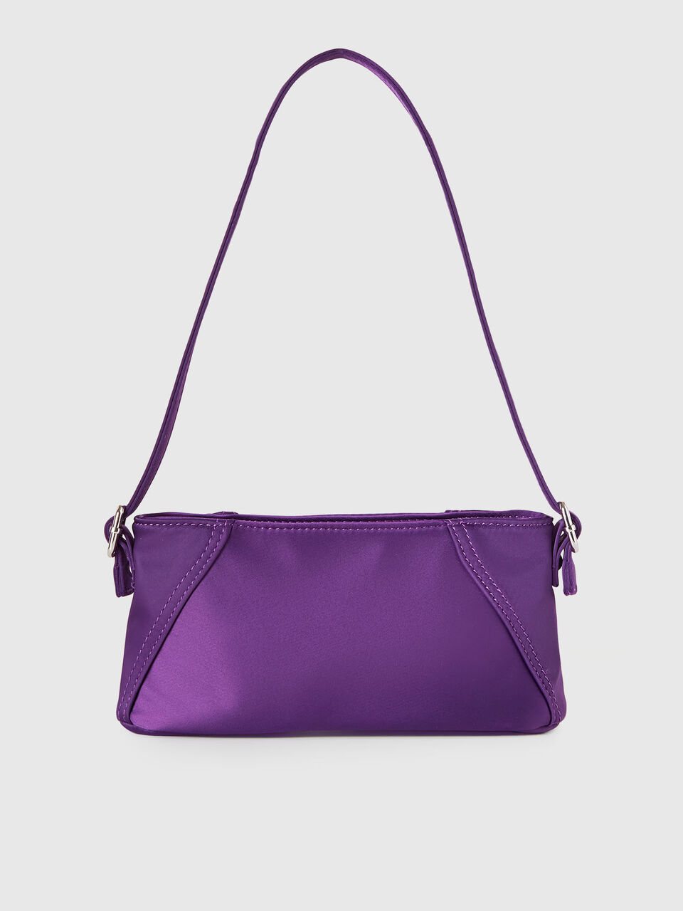 Satin shoulder bag