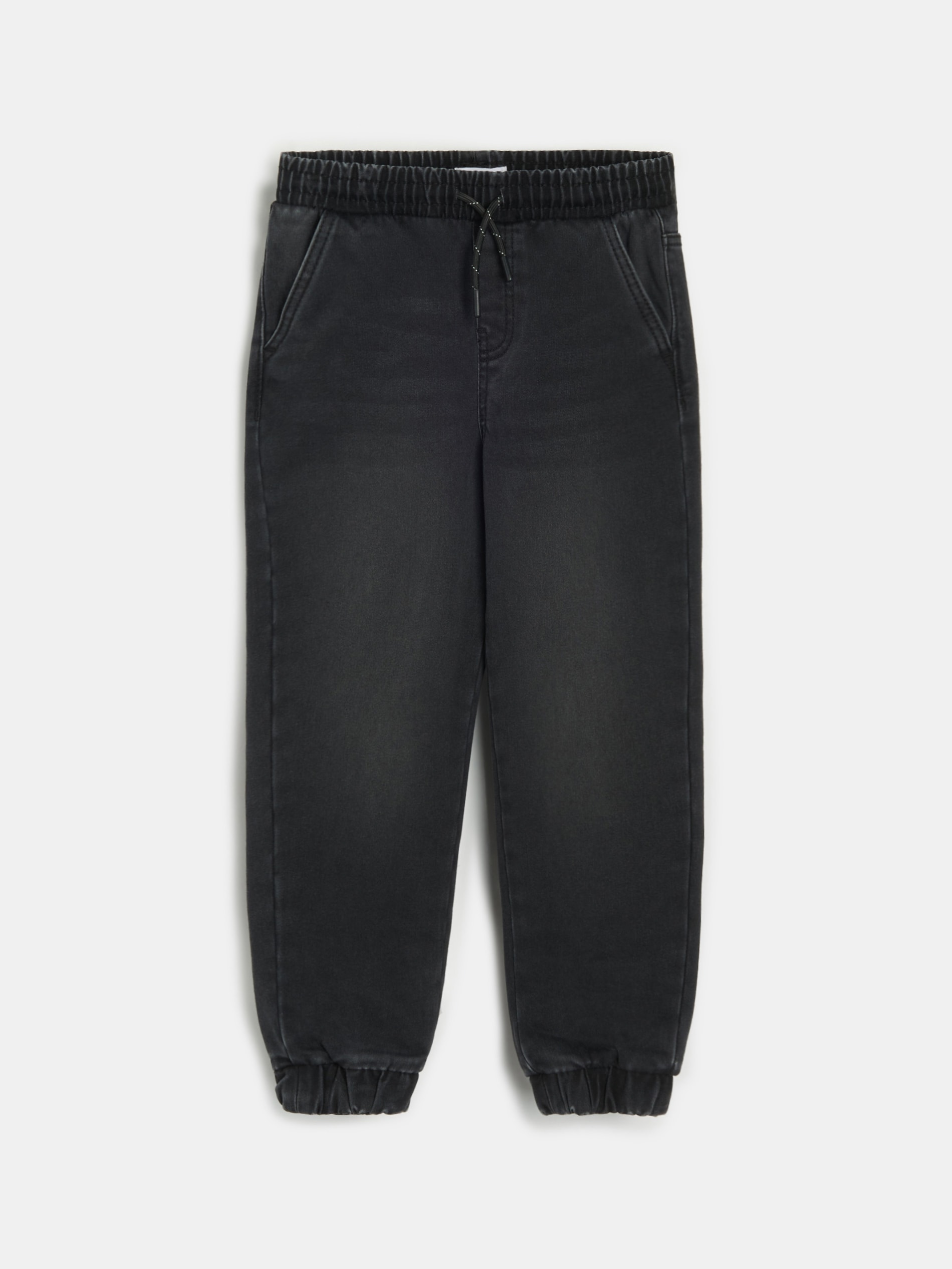 Jeansy jogger z ociepleniem