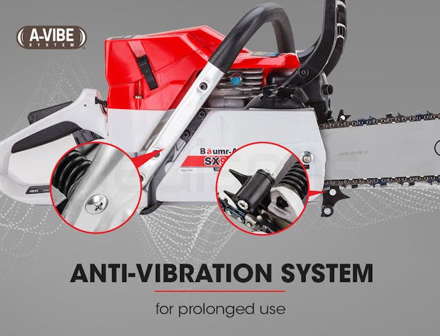 NNEMB Petrol Commercial Chainsaw 24 Bar E-Start Chain Saw Top Handle Pruning