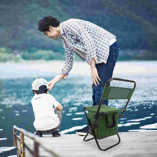 NNEOBA Folding Chair Storage Bag Stool Matza Backrest