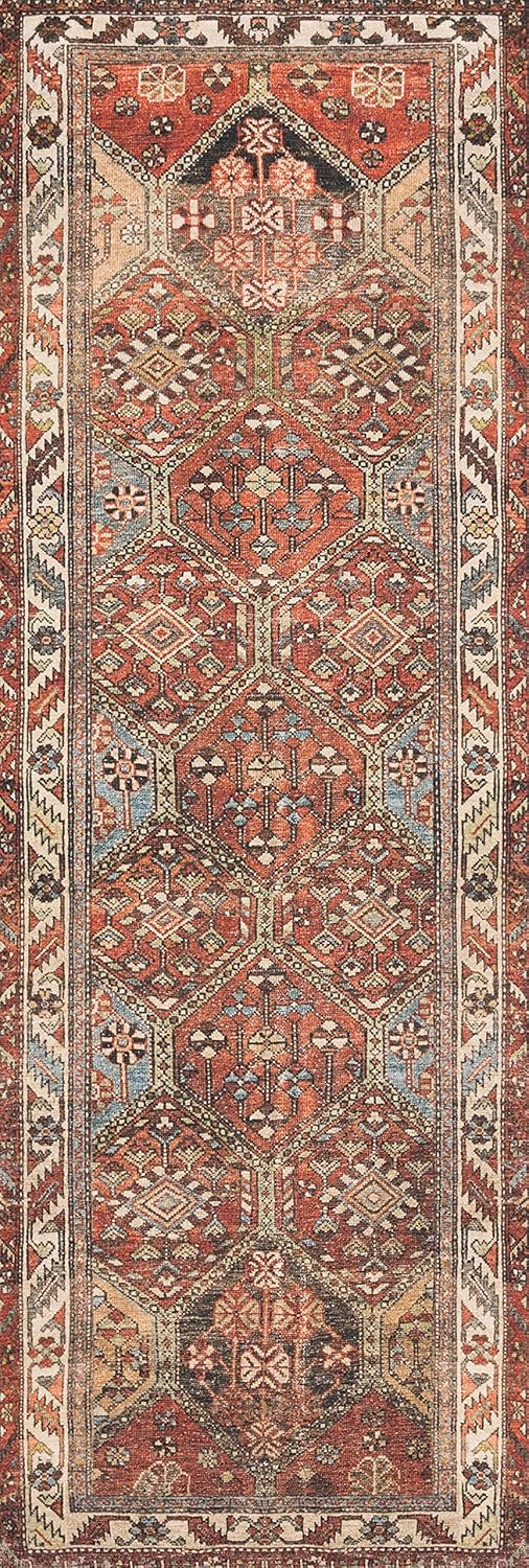 Loloi Loren Collection LQ-16 Spice/Multi 8'-4 x 11'-6 Area Rug