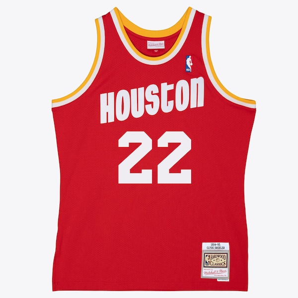 Clyde Drexler Houston Rockets  1994/95 Swingman Jersey - Red