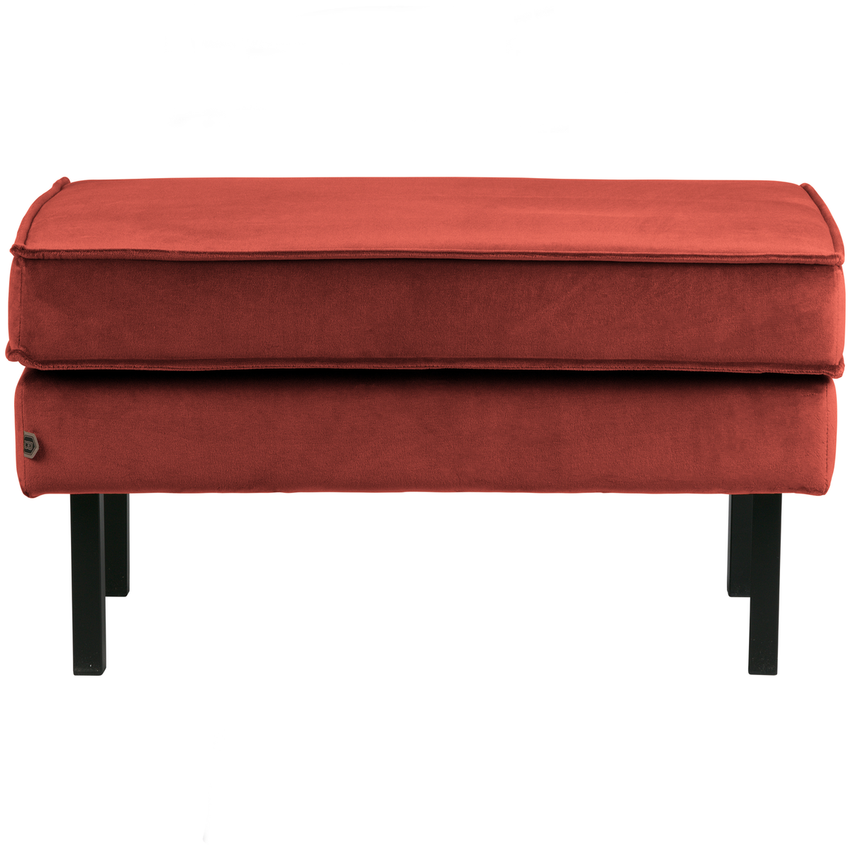 WOOOD hocker op poten Rodeo - Velvet - Chestnut - 45x84x54