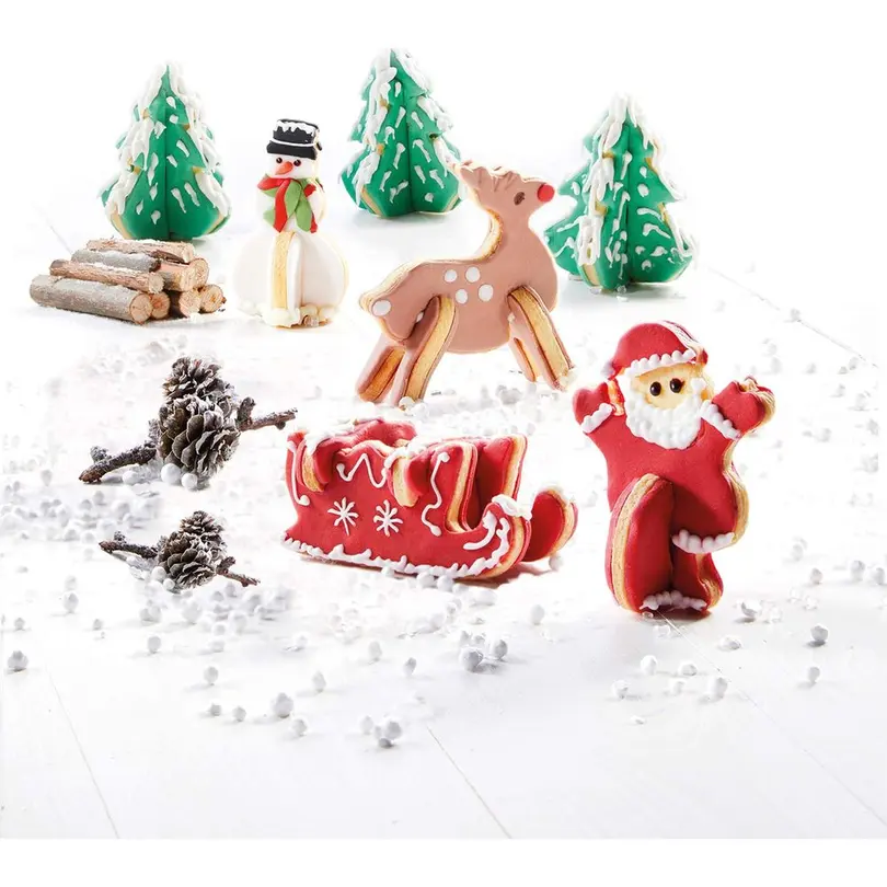 Ausstecher 9-teilig Santa Claus is coming