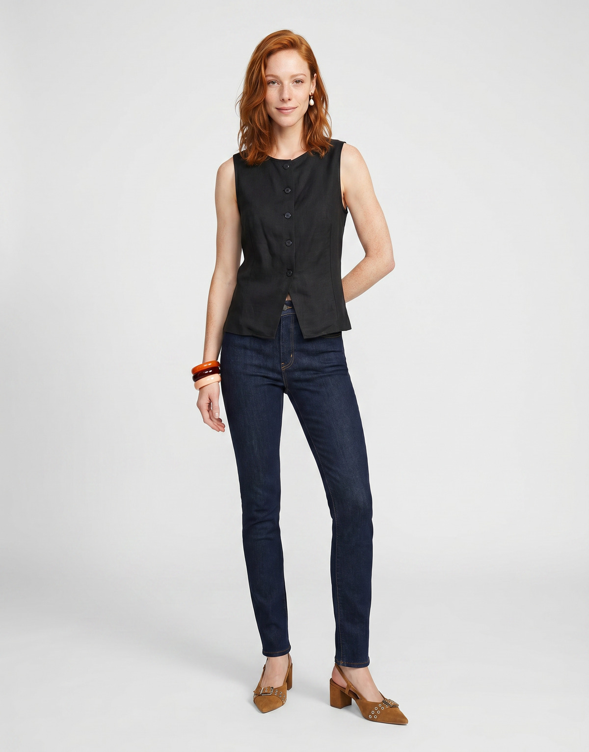 Levi's - 724 HIGH RISE STRAIGHT - Marine
