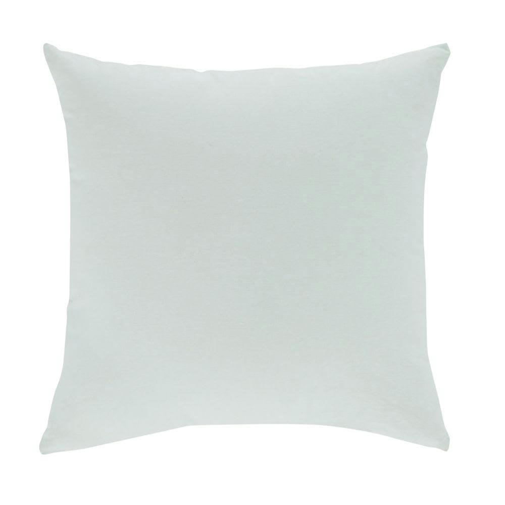 BANI - Coussin en coton bleu clair avec broderie 45x45