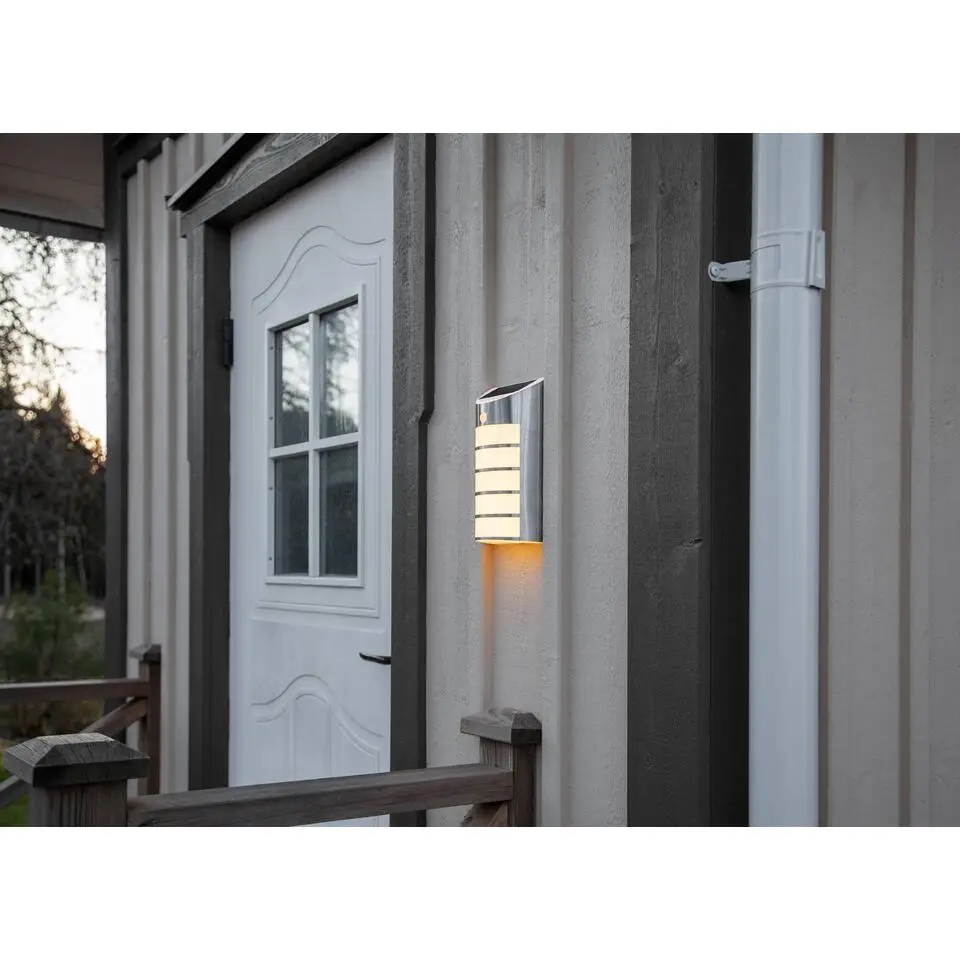 EGLO z_solar tuinverlichting zonne-energie - wandlamp - LED - sensor - RVS