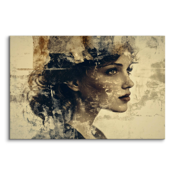 Obraz Portret Kobiety W Stylu Vintage 30x20cm