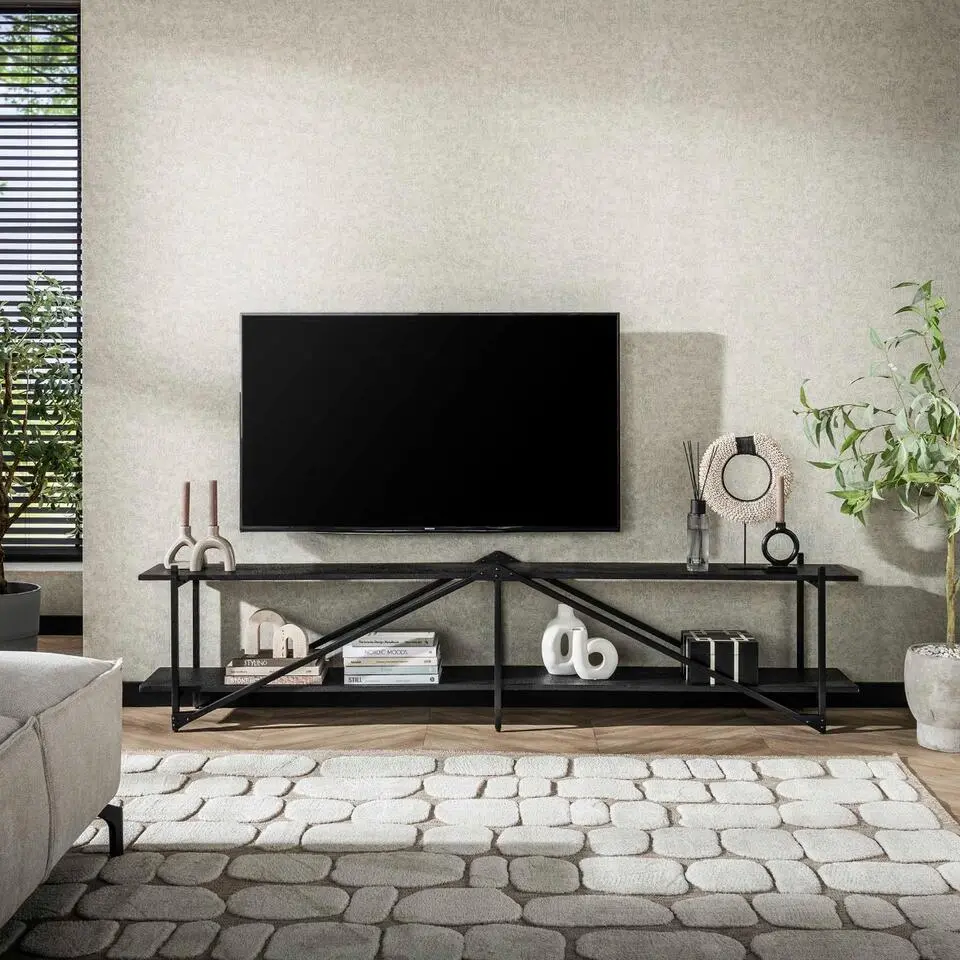 Tv-meubel - Metaal - 220x35x51 - Piega
