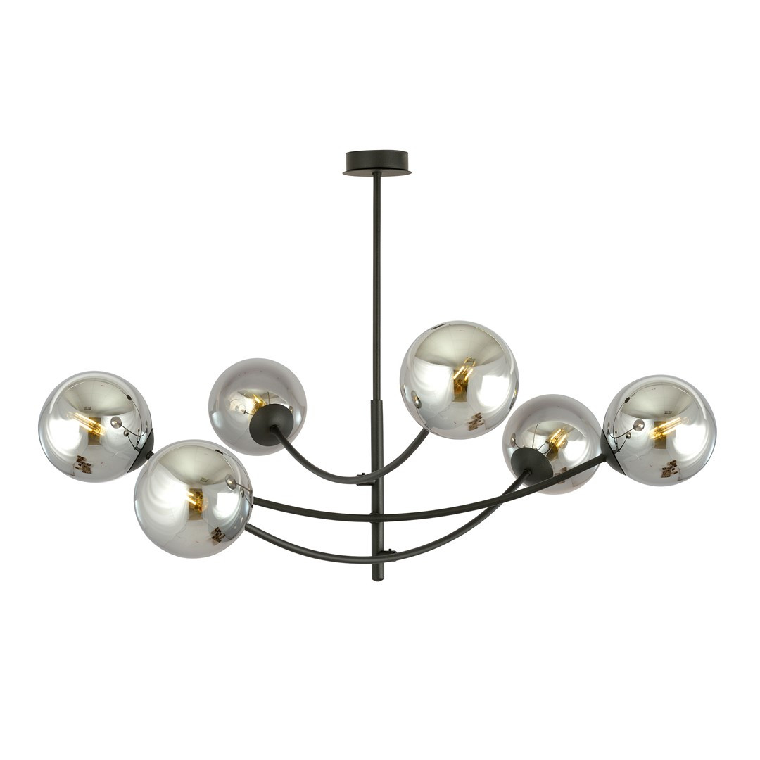 Lampa Sufitowa Hunter 6 Black/Grafit