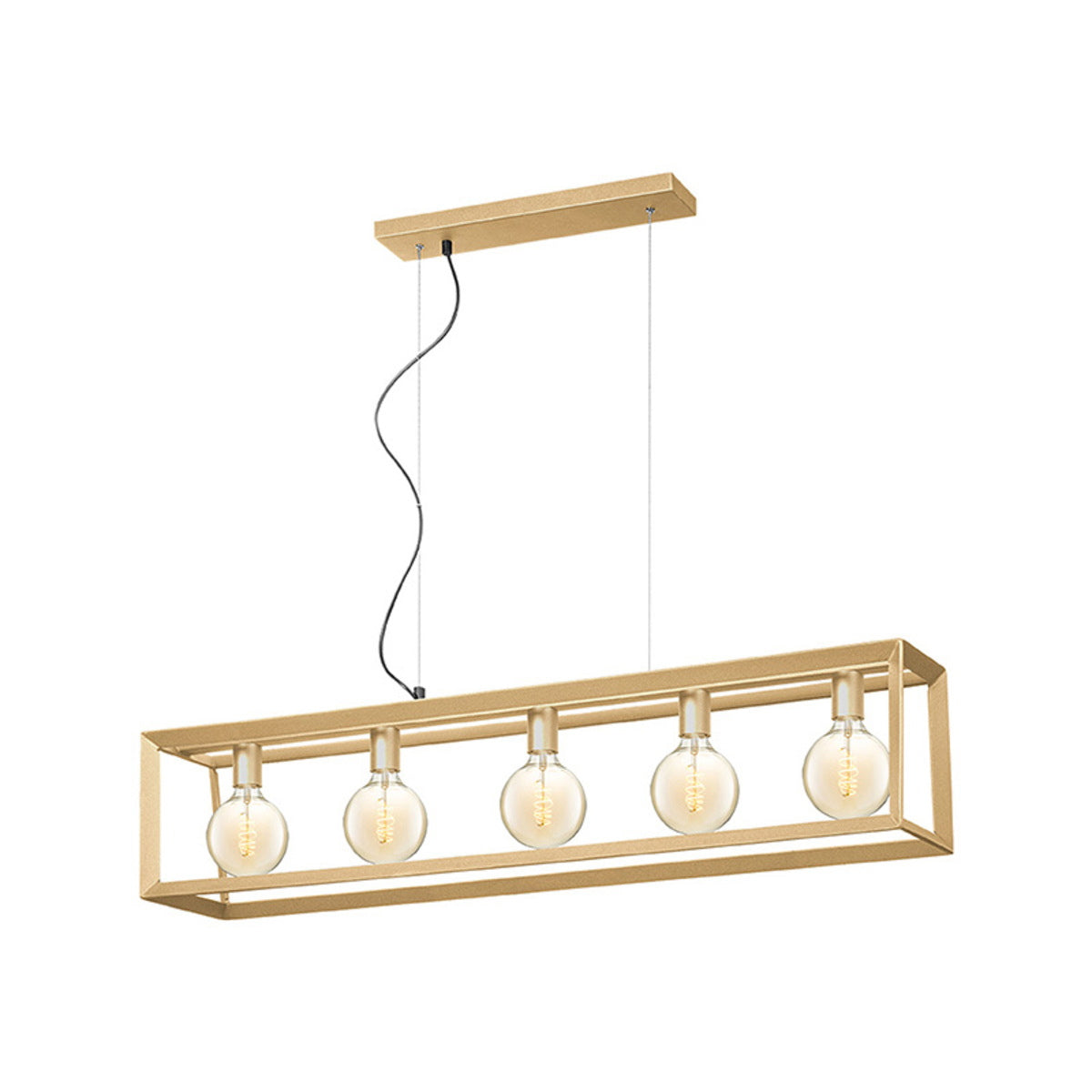 LABEL51 Hanglamp Tetto - Goud Metaal - 120x20x141cm