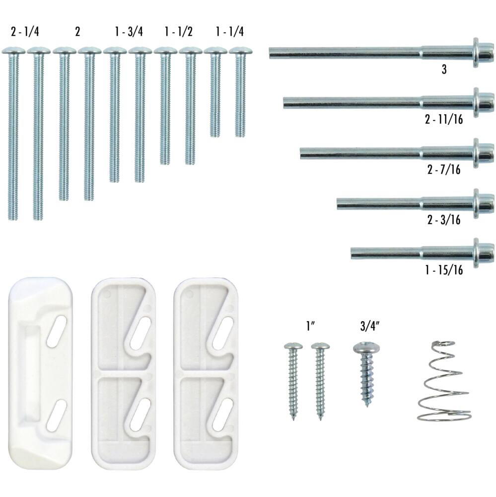 Ideal Security Deluxe Storm Door Pull Handle Set with Back Plate, Satin Silver