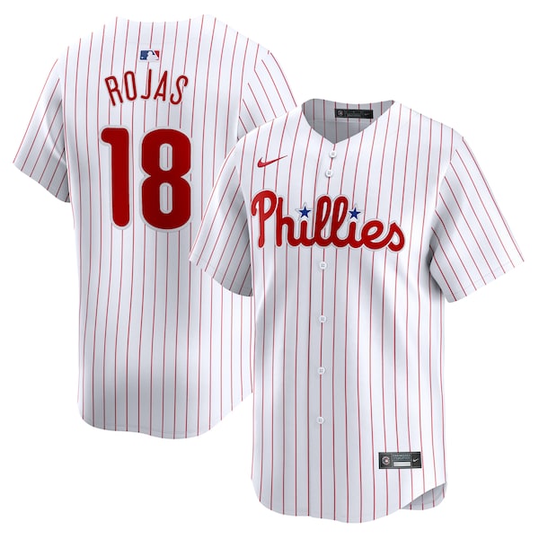 Johan Rojas Philadelphia Phillies Nike Home Limited Player Jersey - White