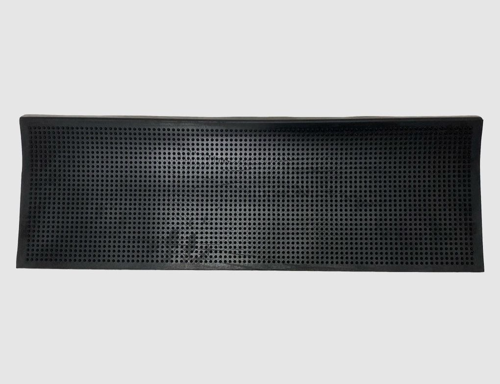Gummimatte Schwarz 25 x 75 cm
