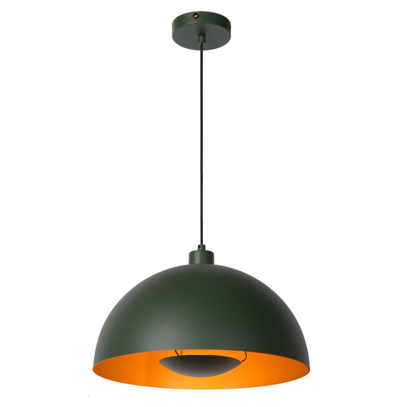 Suspension Siemon verte Ø 40 cm E27 40 W LUCIDE