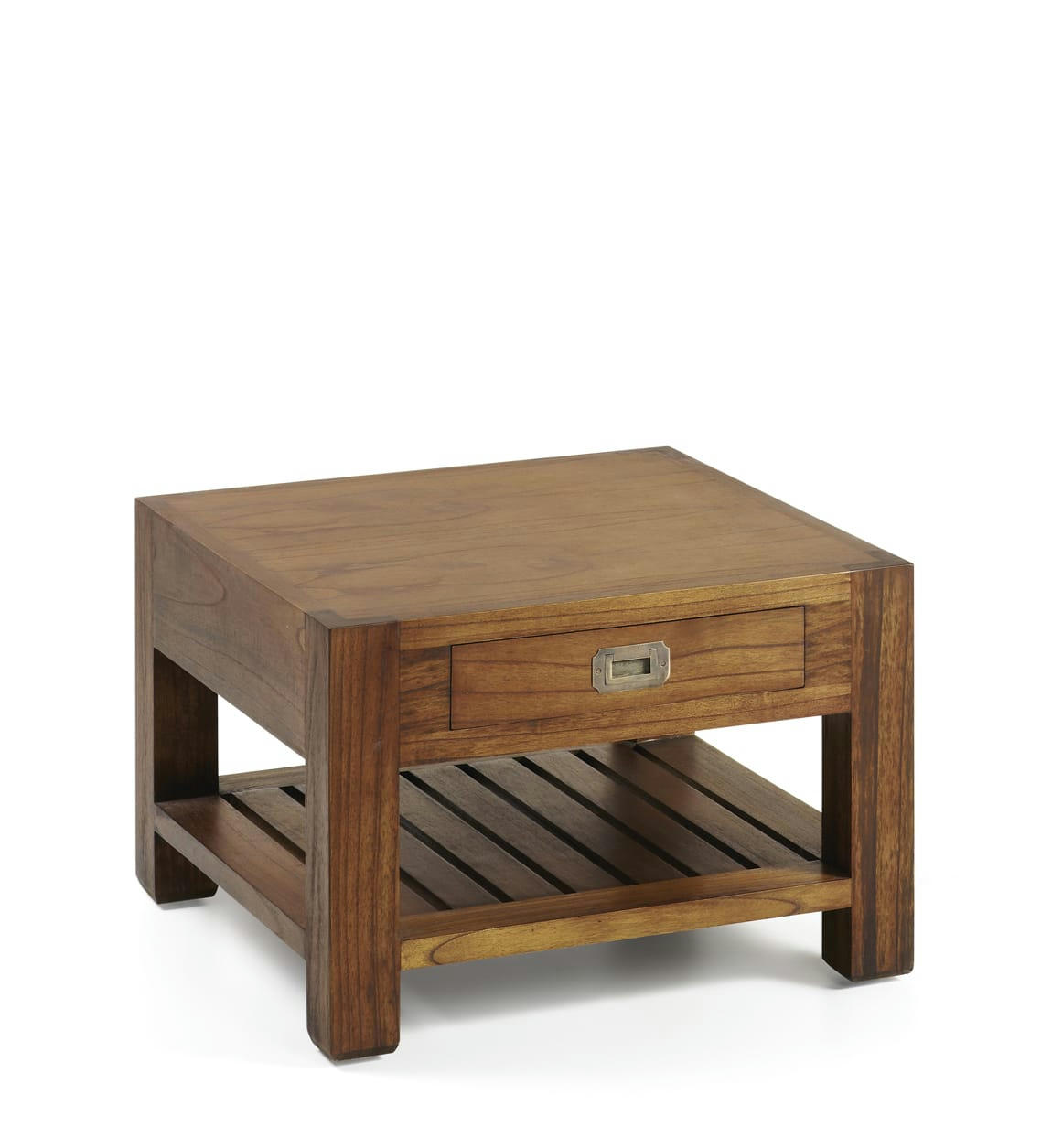 STAR - Table basse en bois marron L 60 cm