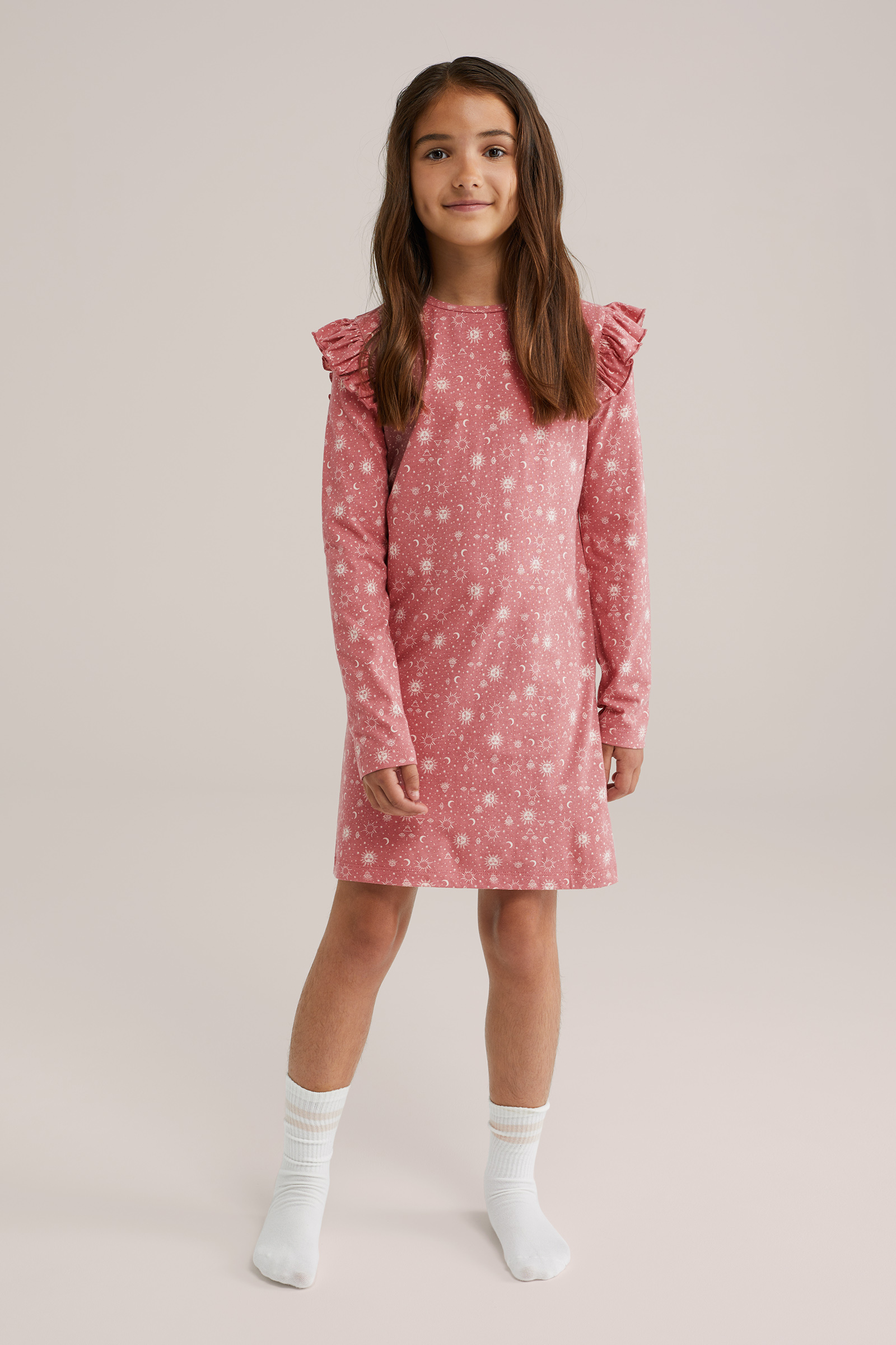 Meisjes nachthemd met print