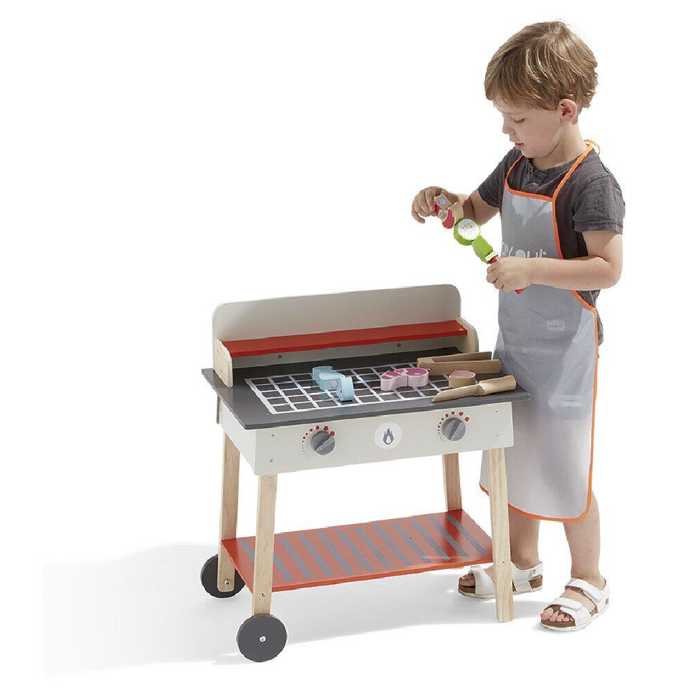 Barbecue extérieur enfant en bois   accessoires