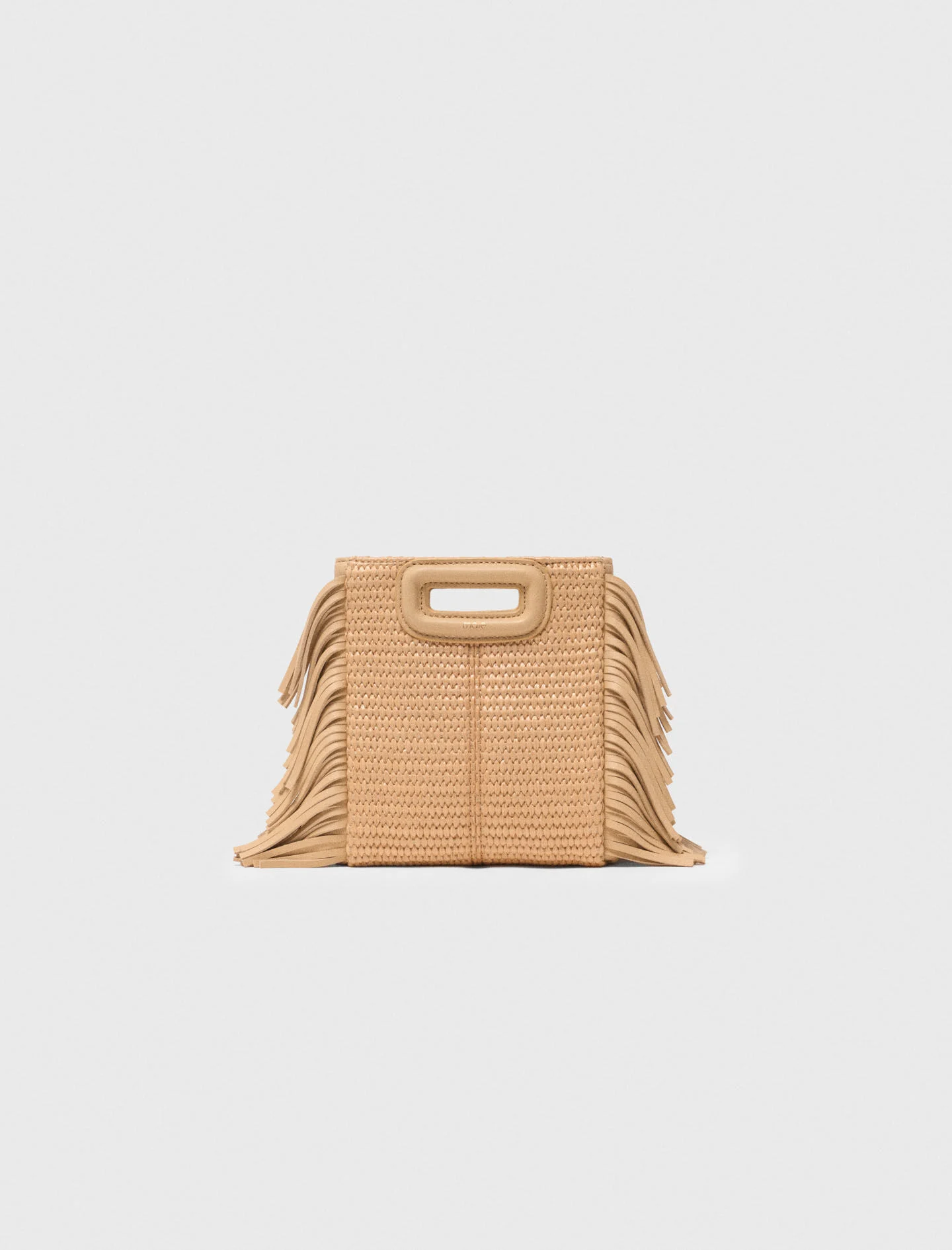 Sac M Mini en matière effet raphia