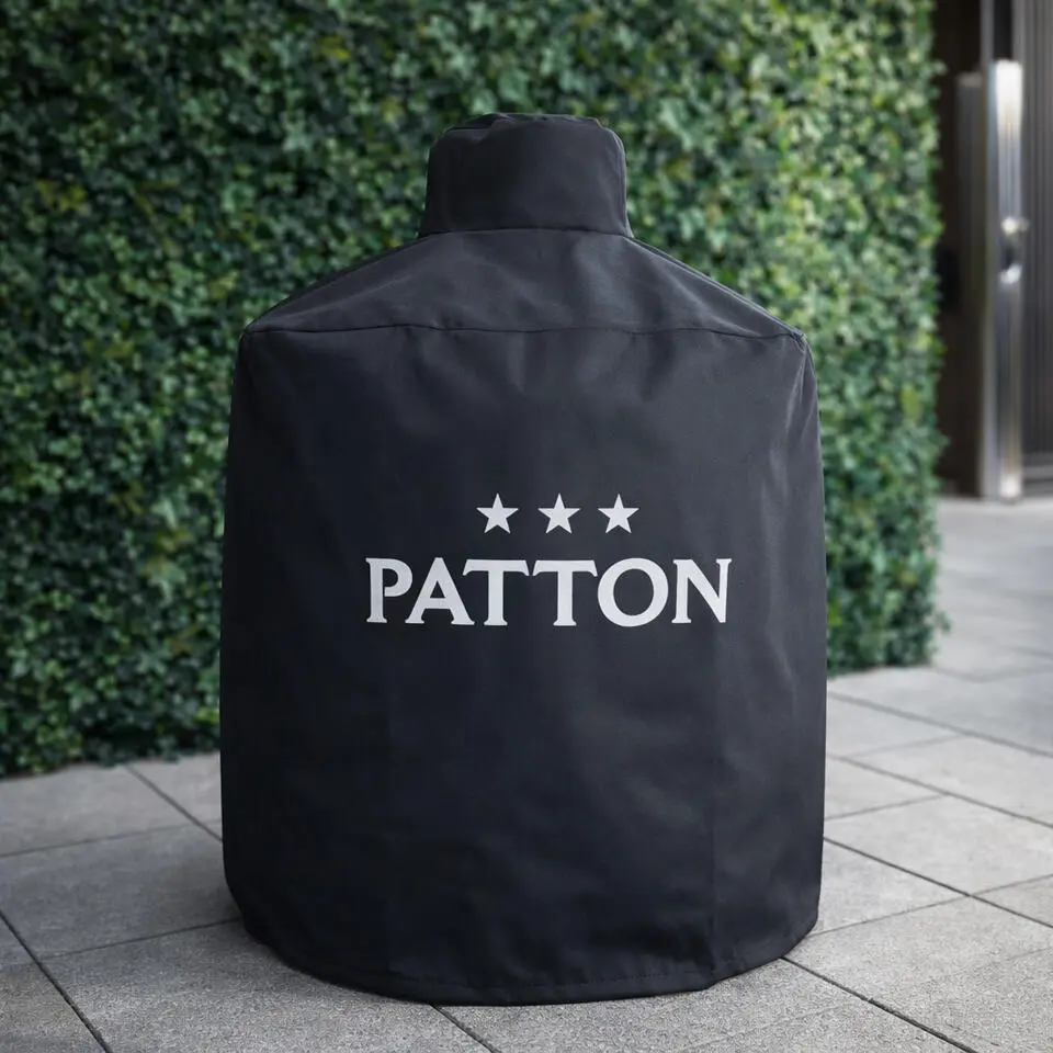 Patton Barbecue Beschermhoes voor Epicure Compact 16" Kamado - &Oslash;60x77 cm - Zwart
